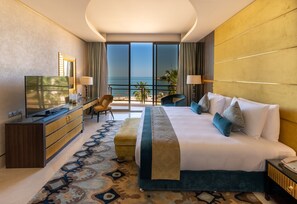 套房, 1 張特大雙人床 (Amiri) | 羽絨被、迷你吧、客房內保險箱、書桌