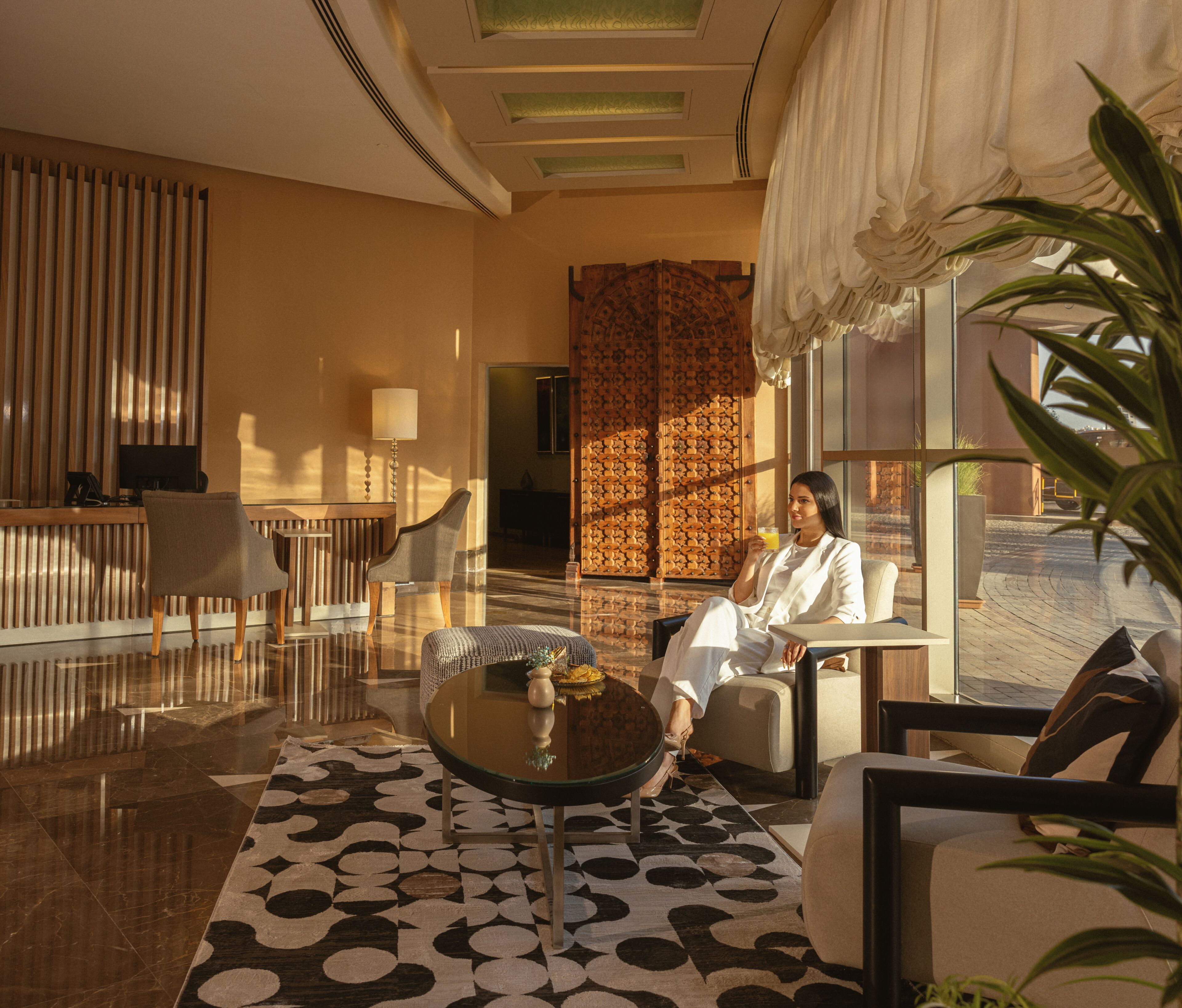 Lobby sitting area