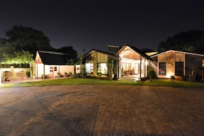 Front of property – evening/night