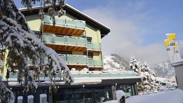 Majoituspaikan julkisivu