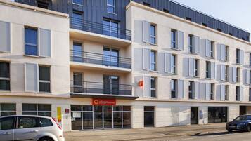 Voorkant van accommodatie