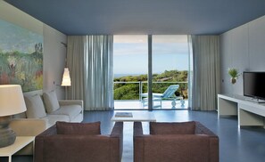 Literie de qualité supérieure, couette en duvet d'oie, minibar