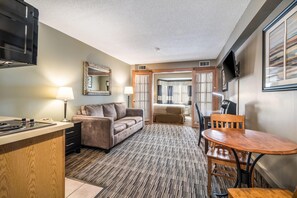 Sviitti, 1 keskisuuri parisänky ja vuodesohva, tupakointi kielletty | Ilmainen Wi-Fi, vuodevaatteet