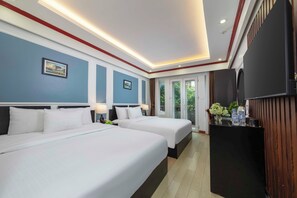 Family Studio Suite | Premium bedding, pillowtop beds, minibar, in-room safe - Golden Lotus Legend Hotel (Hanoi)