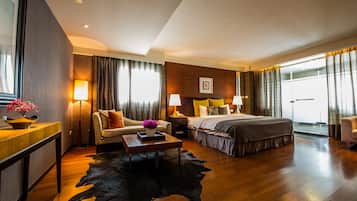 Edredón, minibar, wifi gratis y ropa de cama