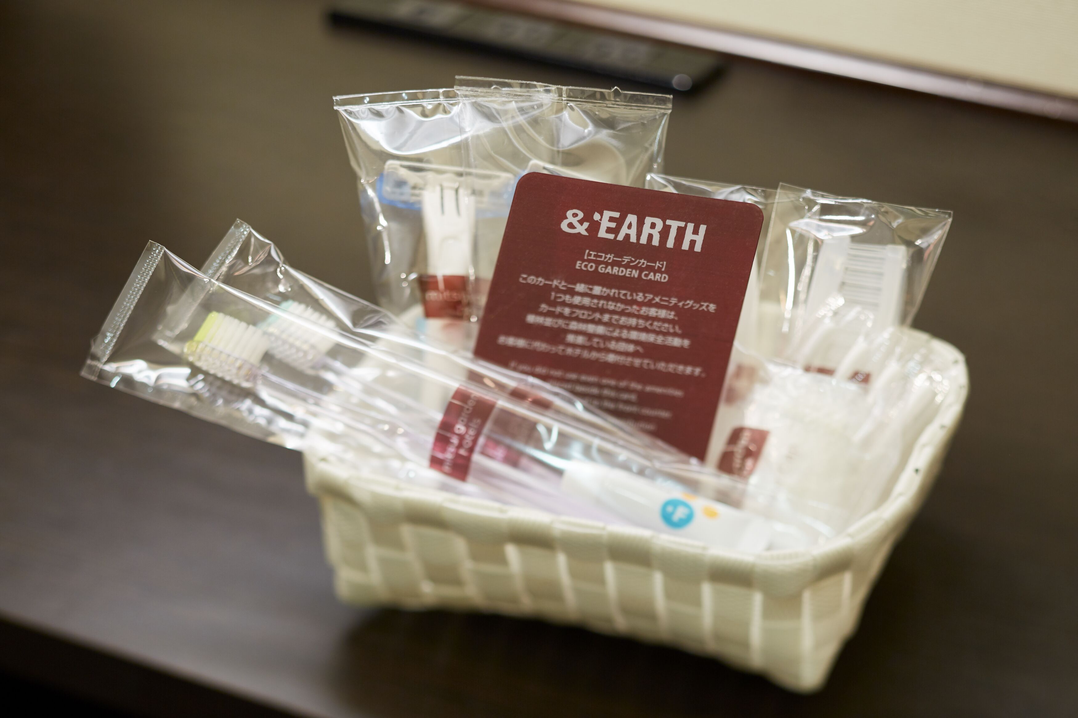 combined shower/bathtub, free toiletries, hair dryer, slippers