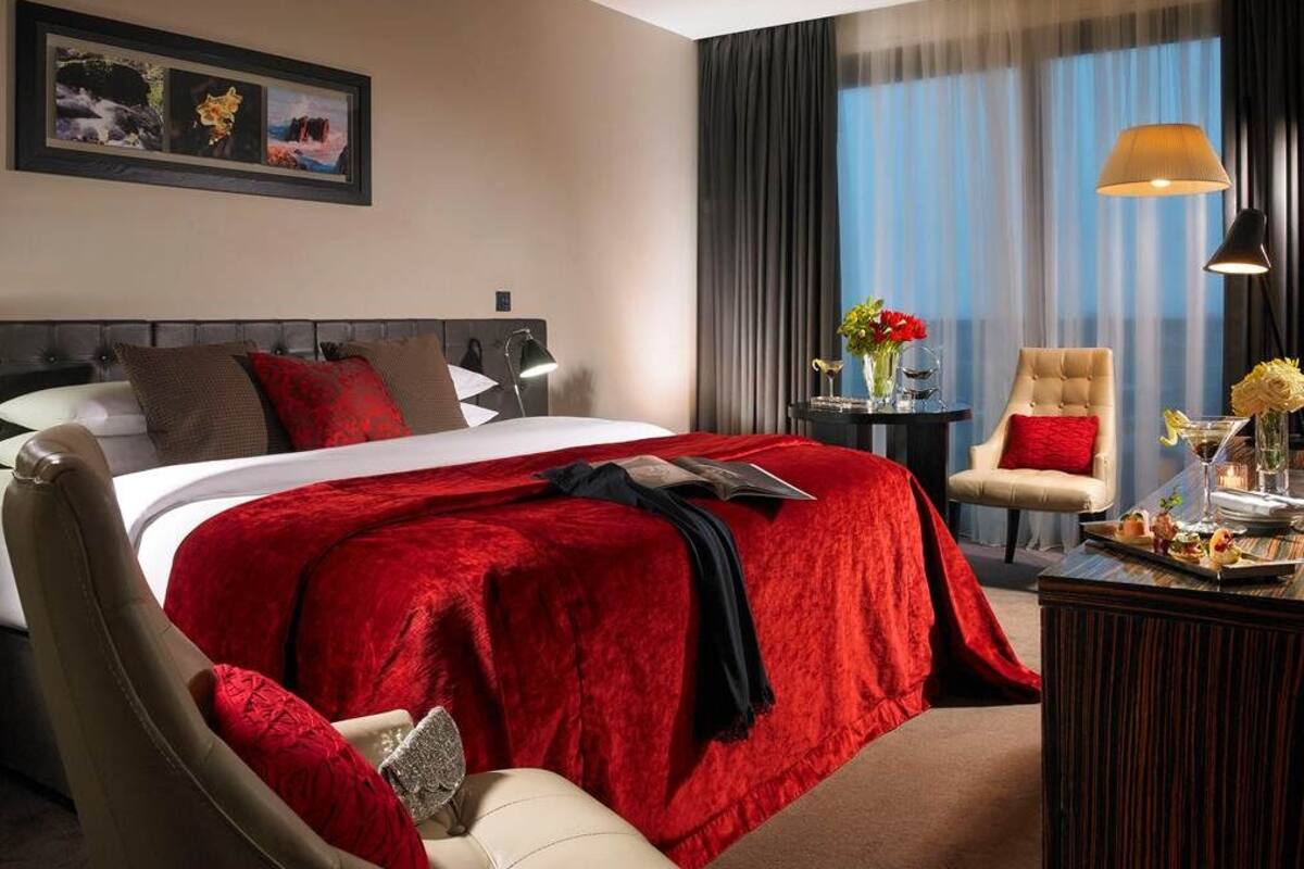 Pillow-top beds, in-room safe, desk, blackout curtains