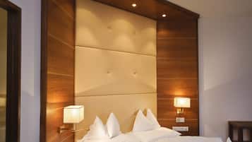 Ropa de cama de alta calidad y minibar