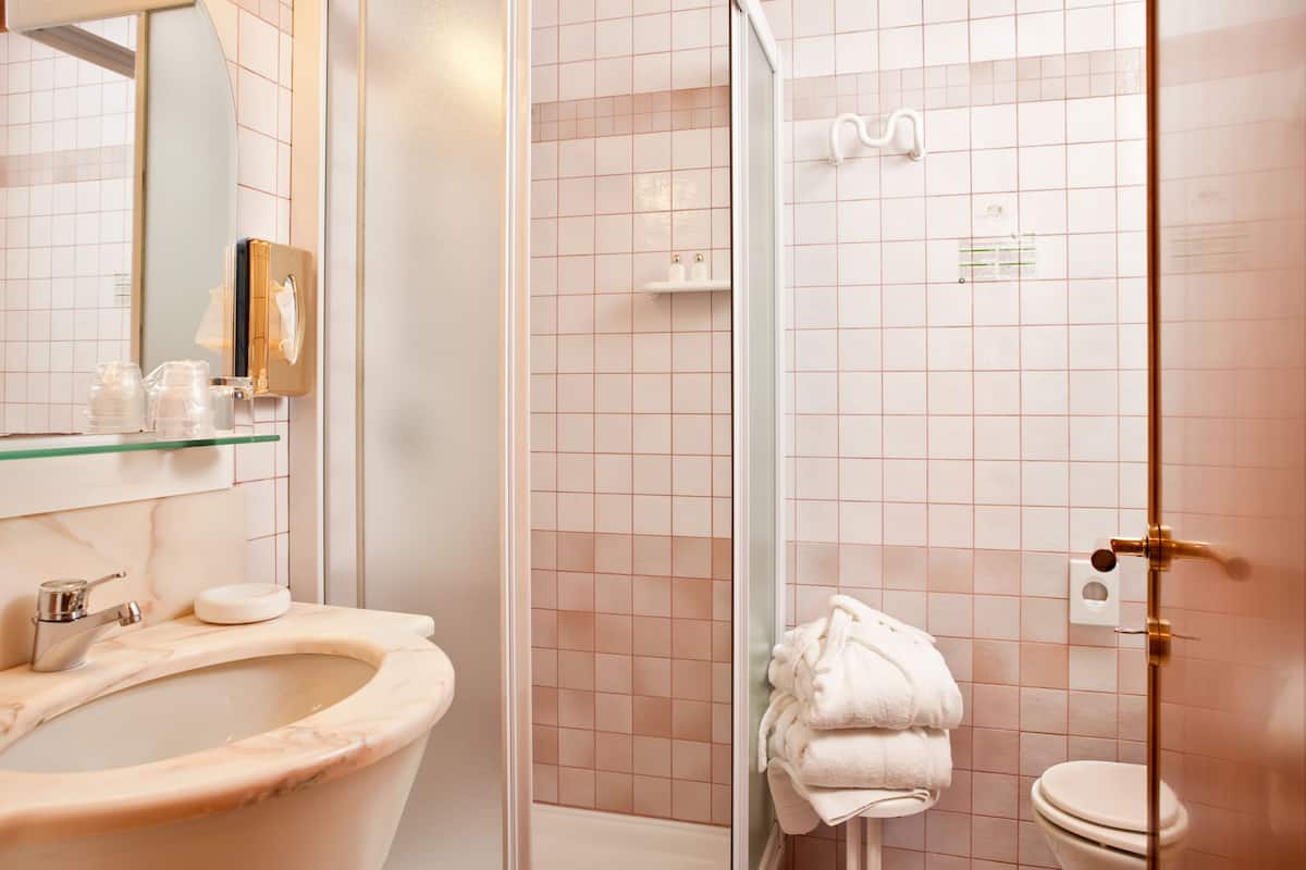 hair dryer, slippers, bidet