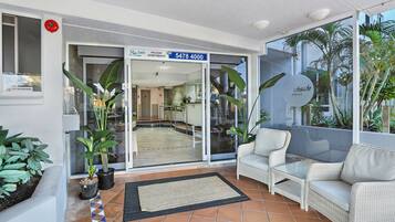 Entrada de la propiedad