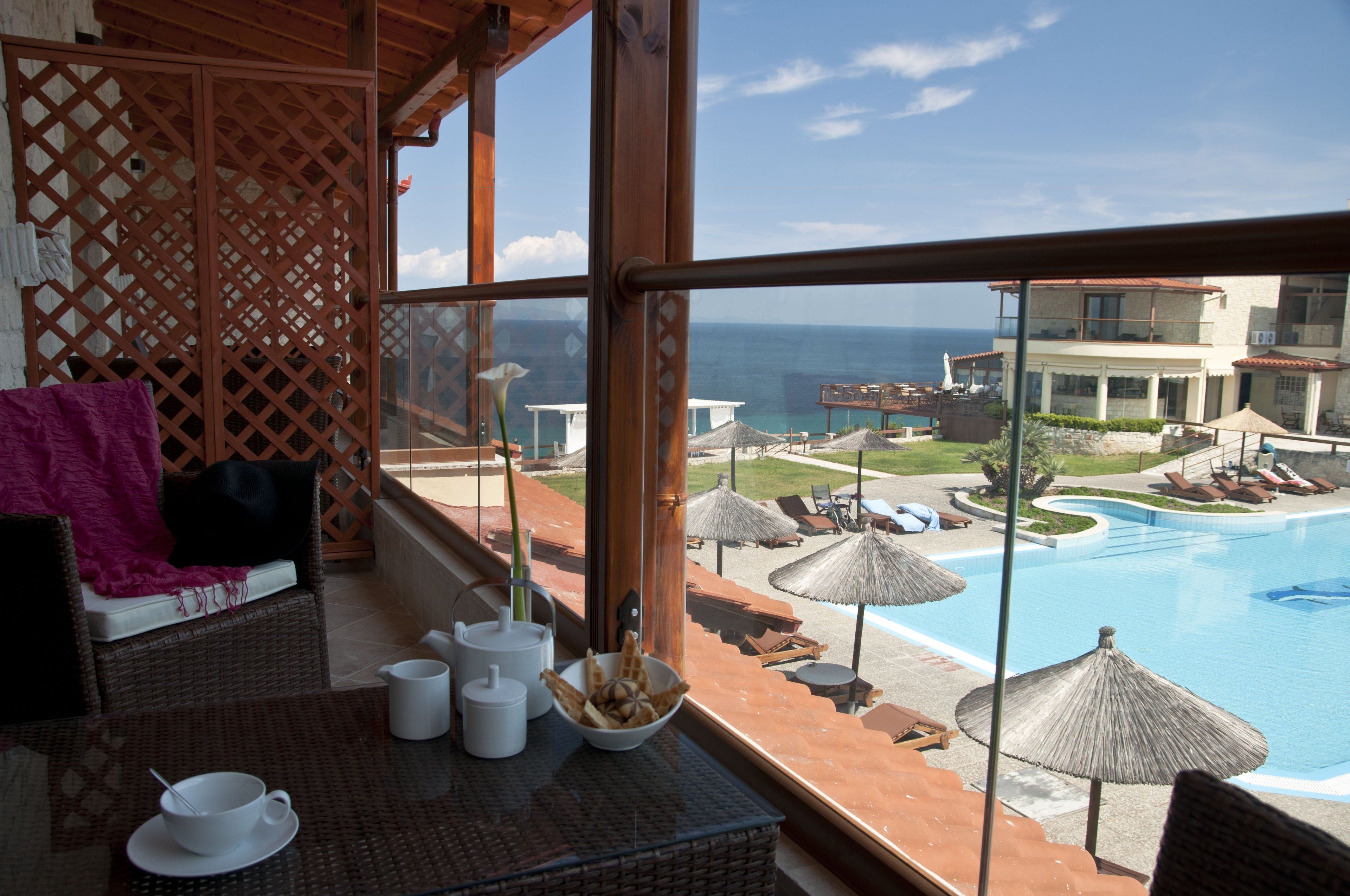 deluxe double room | view from room