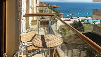 Dubbelrum - viss havsutsikt | Terrass/Patio