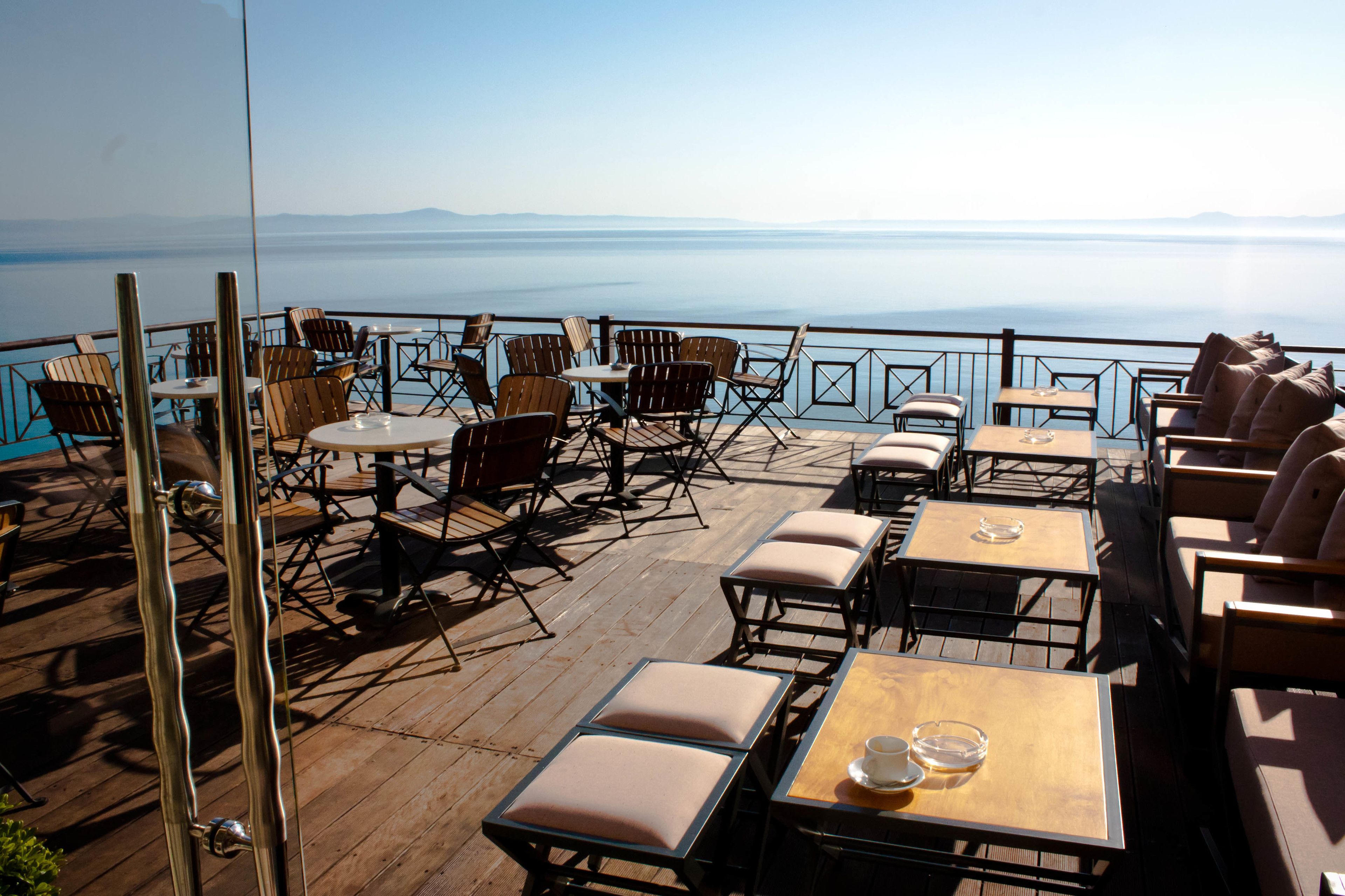 beach views, open daily