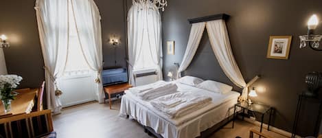 Habitación doble | Decoración individual, mobiliario individual, wifi gratis y ropa de cama