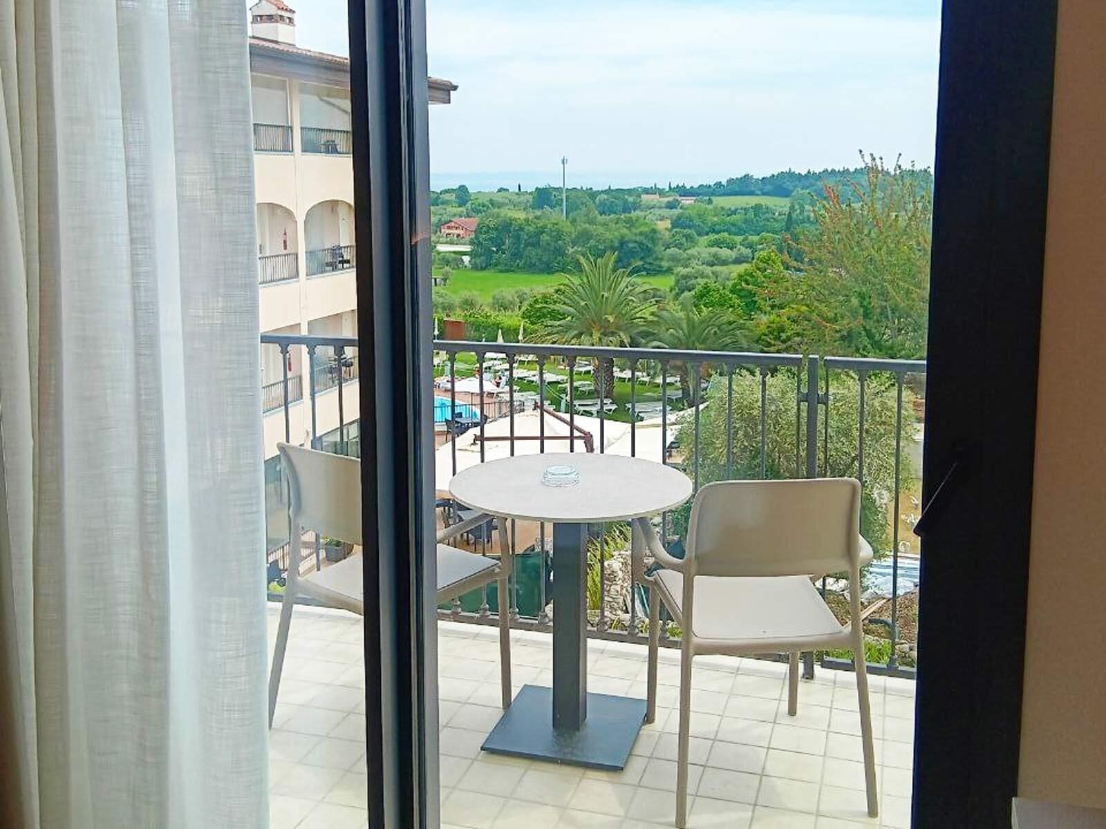 double deluxe room with lake view balcony | view from room