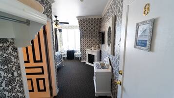 Black Velvet Room (Rm#8) | Individually decorated, individually furnished, iron/ironing board