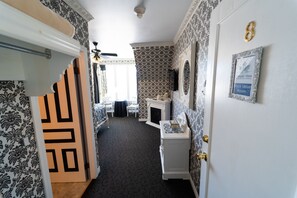 Black Velvet Room (Rm#8) | Individually decorated, individually furnished, iron/ironing board