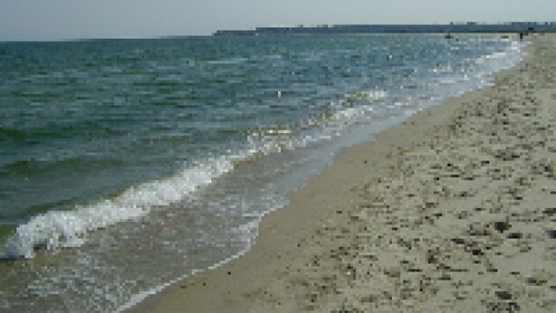 A beach with a sandy shore and calm water. - Craigville Beach Inn (Centerville)