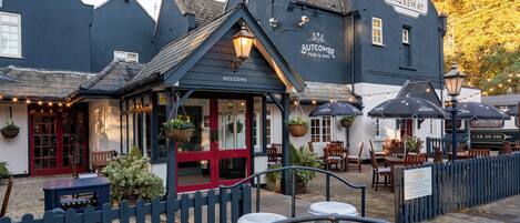 Majoituspaikan julkisivu