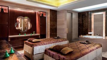 Body treatments, hot stone massages, body wraps, body scrubs, facials
