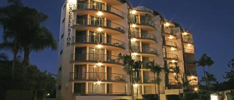 Front of property – evening/night