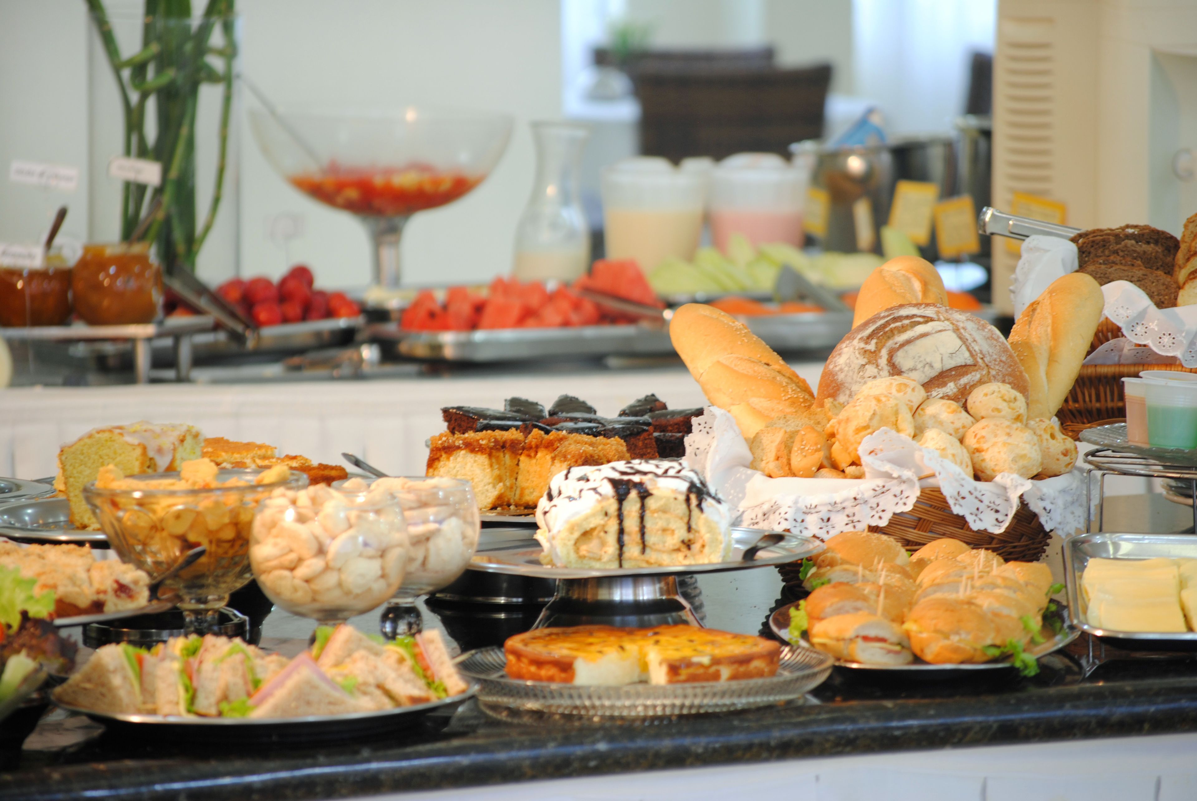 Daily buffet breakfast for a fee