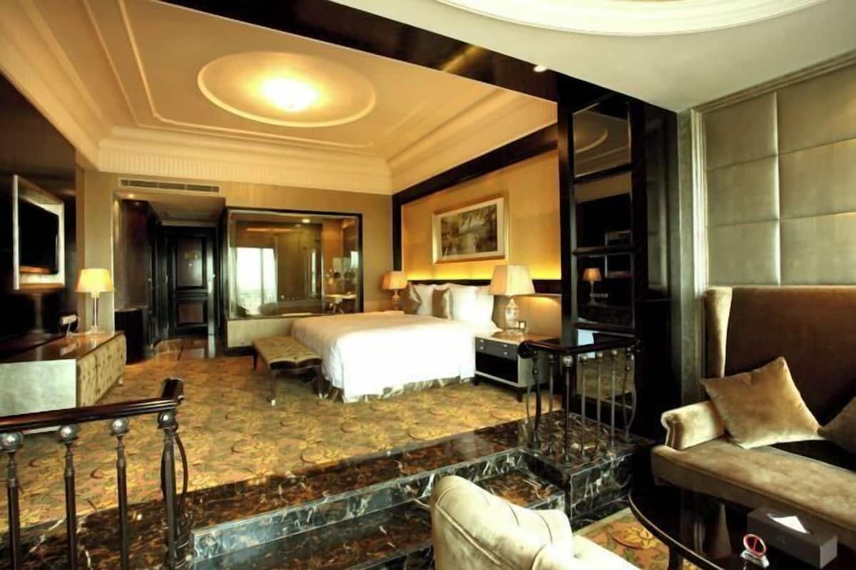Biancheria da letto di alta qualità, copriletto in piuma, minibar