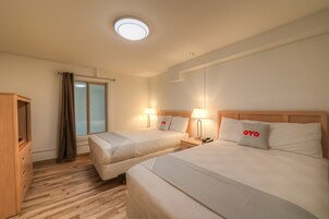 Room, 2 Double Beds | Free WiFi, alarm clocks