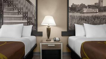 Desk, iron/ironing board, free cots/infant beds, free WiFi