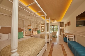 Minibar, in-room safe, desk, laptop workspace - Bahia Principe Explore Esmeralda - All Inclusive (Punta Cana)