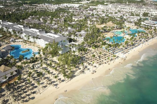 On the beach, sun-loungers, beach umbrellas, beach towels