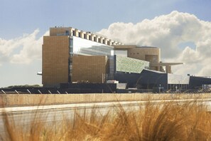 Voorkant van accommodatie