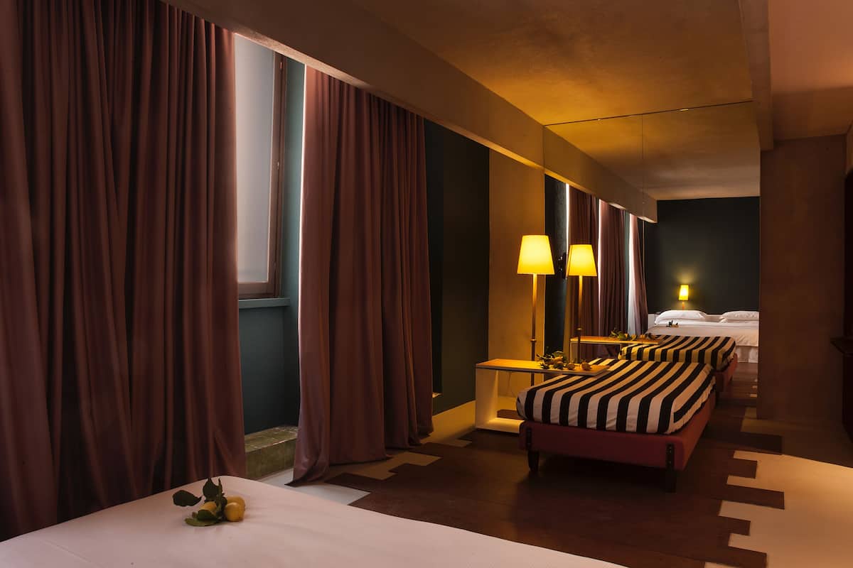 deluxe double room, city view | view from room