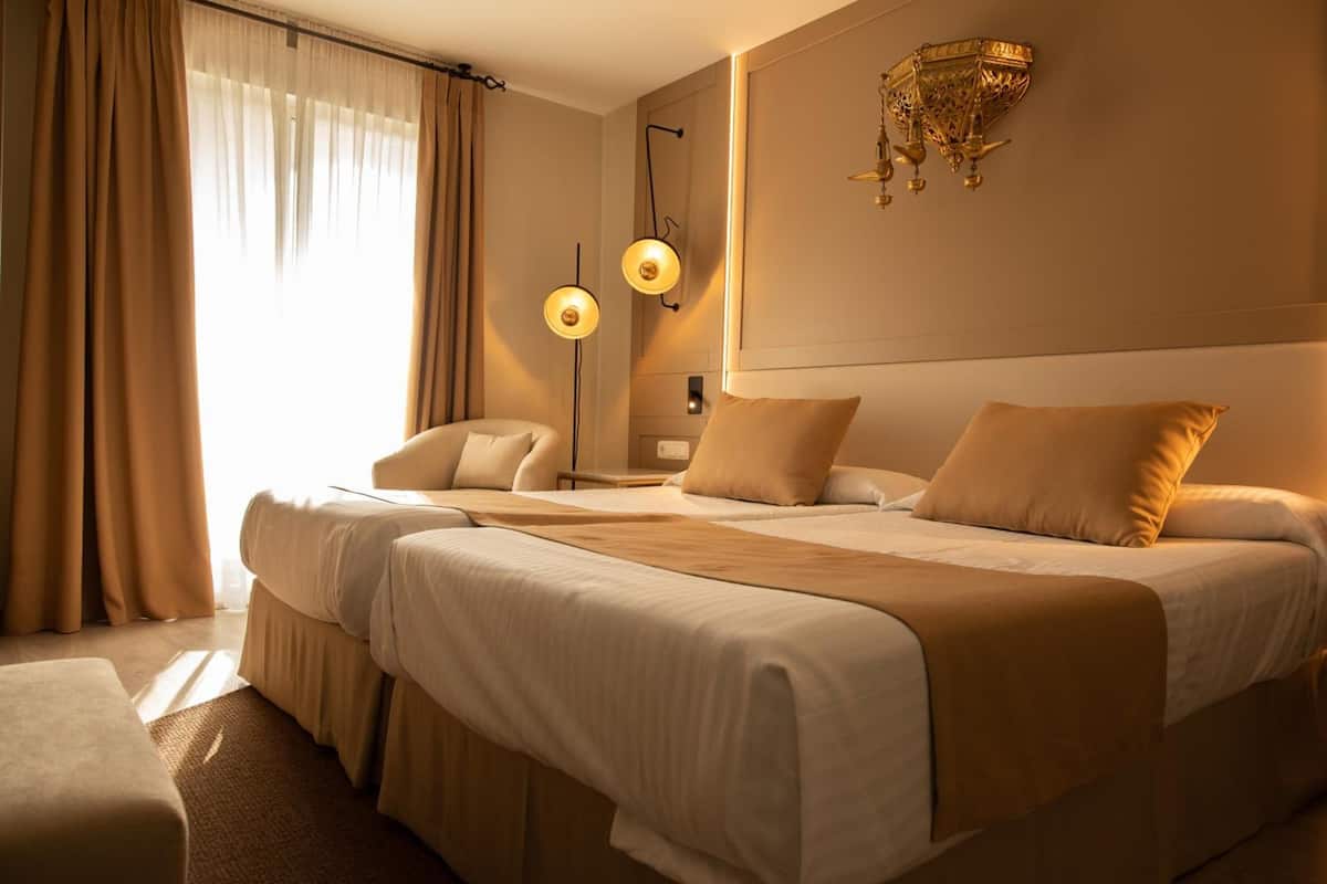 Minibar, in-room safe, desk, blackout curtains
