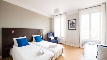 Desk, iron/ironing board, free WiFi, bed sheets