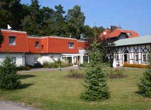 Façana frontal de l'allotjament