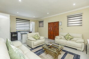 Presidential Villa | Living area | Smart TV, fireplace