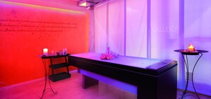 Body treatments, hydrotherapy, aromatherapy, hot stone massages