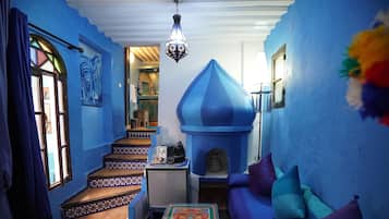 Suíte (Chefchaouen) | 1 quarto, roupas de cama de algodão egípcio, roupas de cama premium
