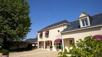 Majoituspaikan julkisivu