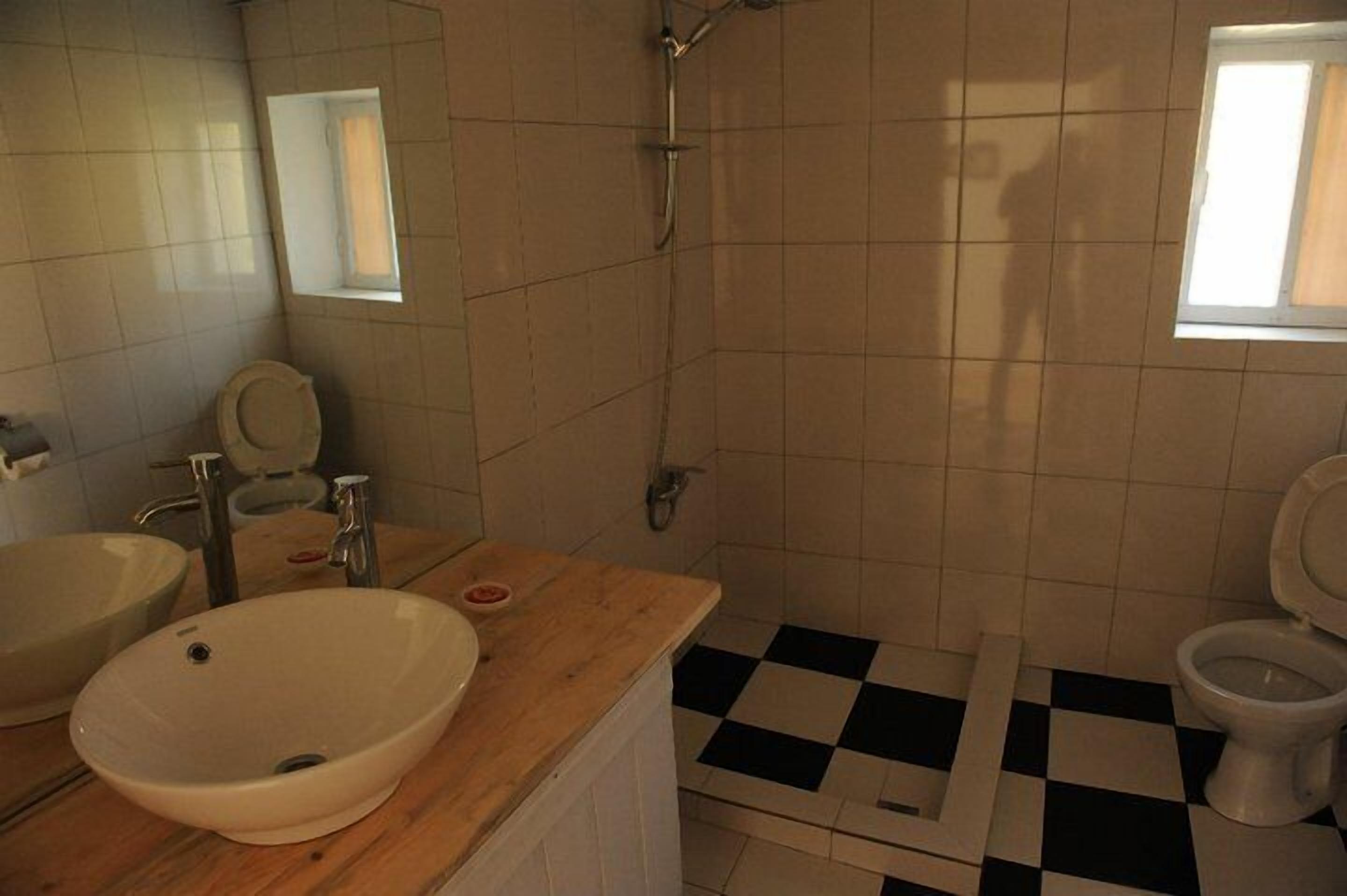 Shower, hair dryer