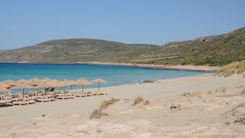 Vlak bij het strand