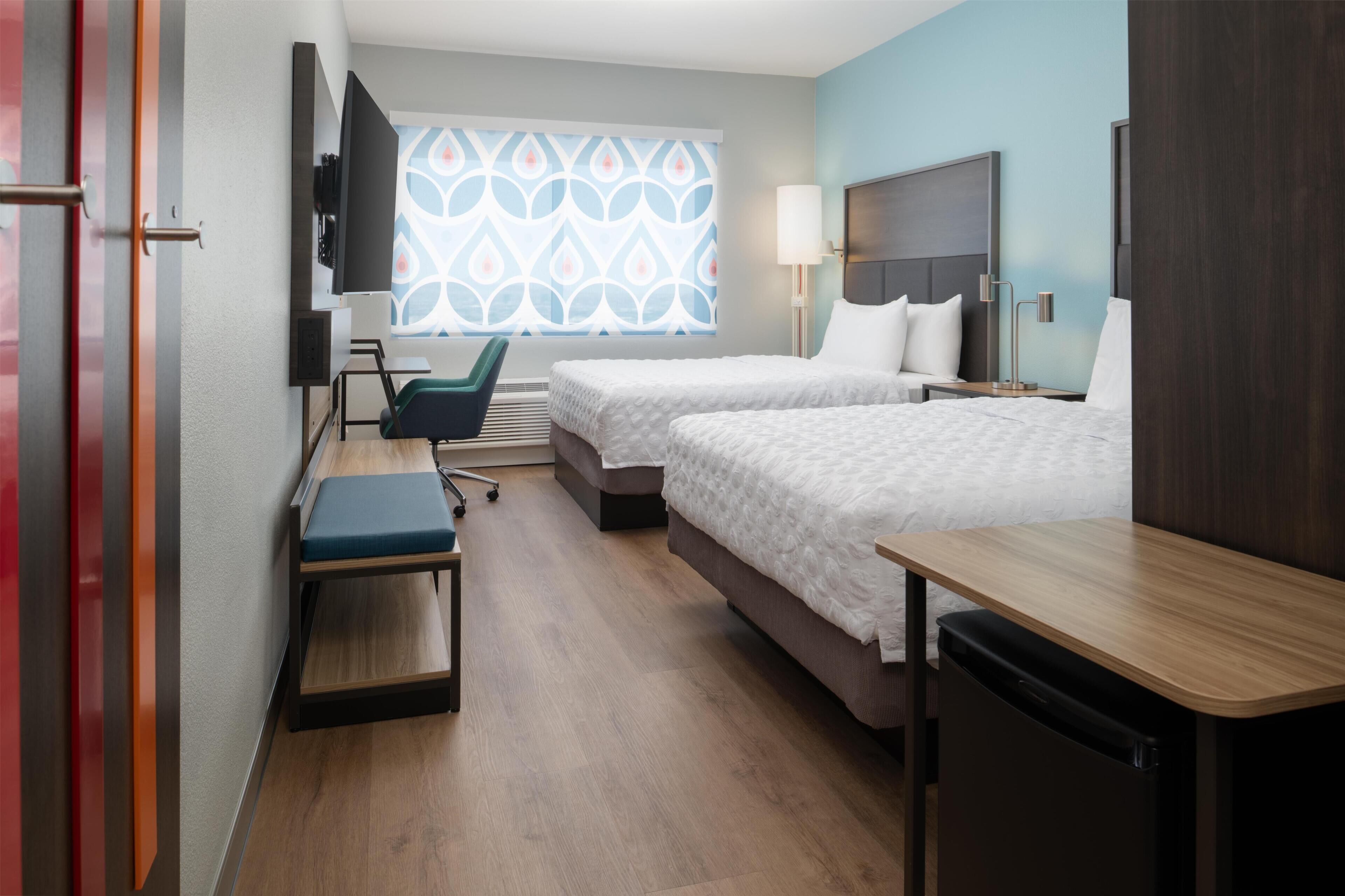 Room, 2 Queen Beds | Desk, iron/ironing board, free WiFi, bed sheets