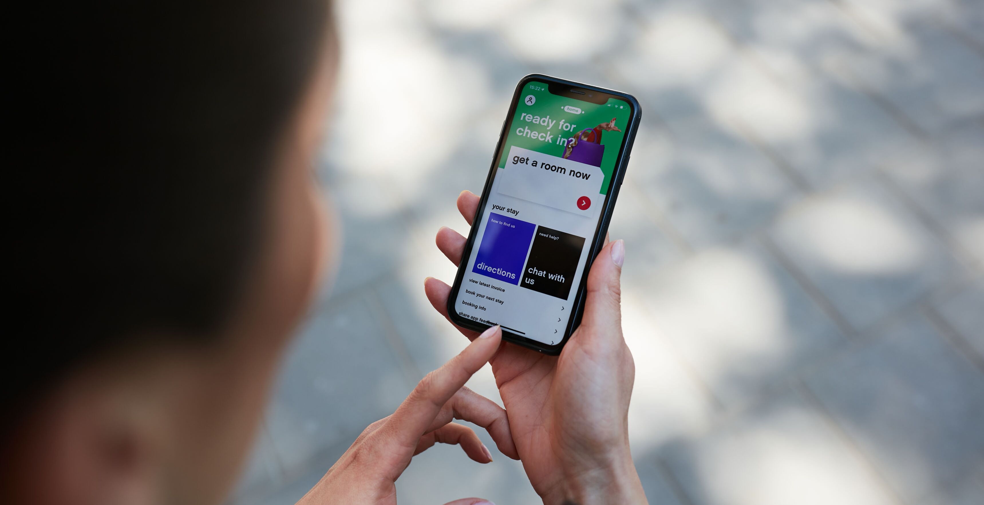 check-in/check-out kiosk