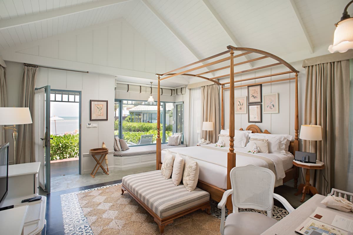 beachfront villa with sea view | free minibar, in-room safe, desk, blackout curtains