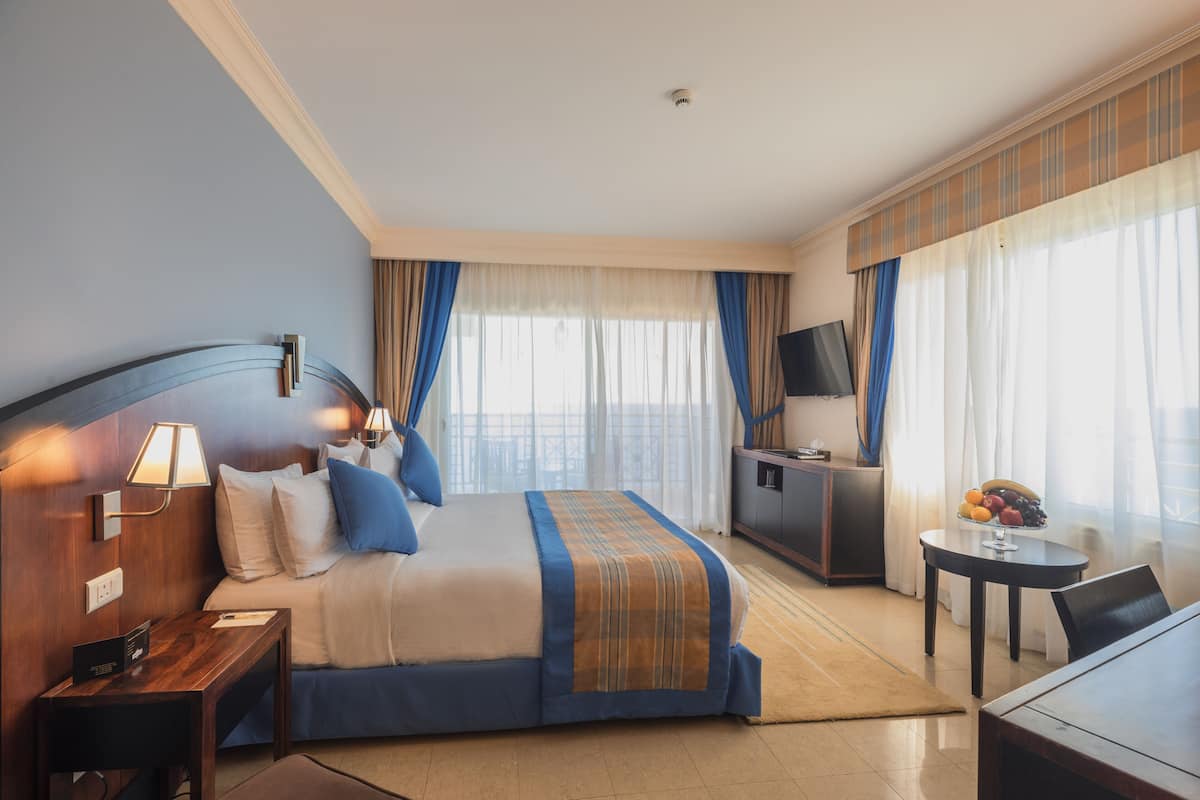 panoramic room, sea view | 1 bedroom, memory-foam beds, minibar, in-room safe