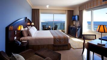 Chambre Panoramique, vue mer | 1 chambre, matelas mémoire de forme, minibar