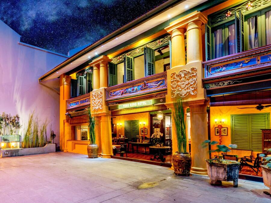 Front of property - evening/night