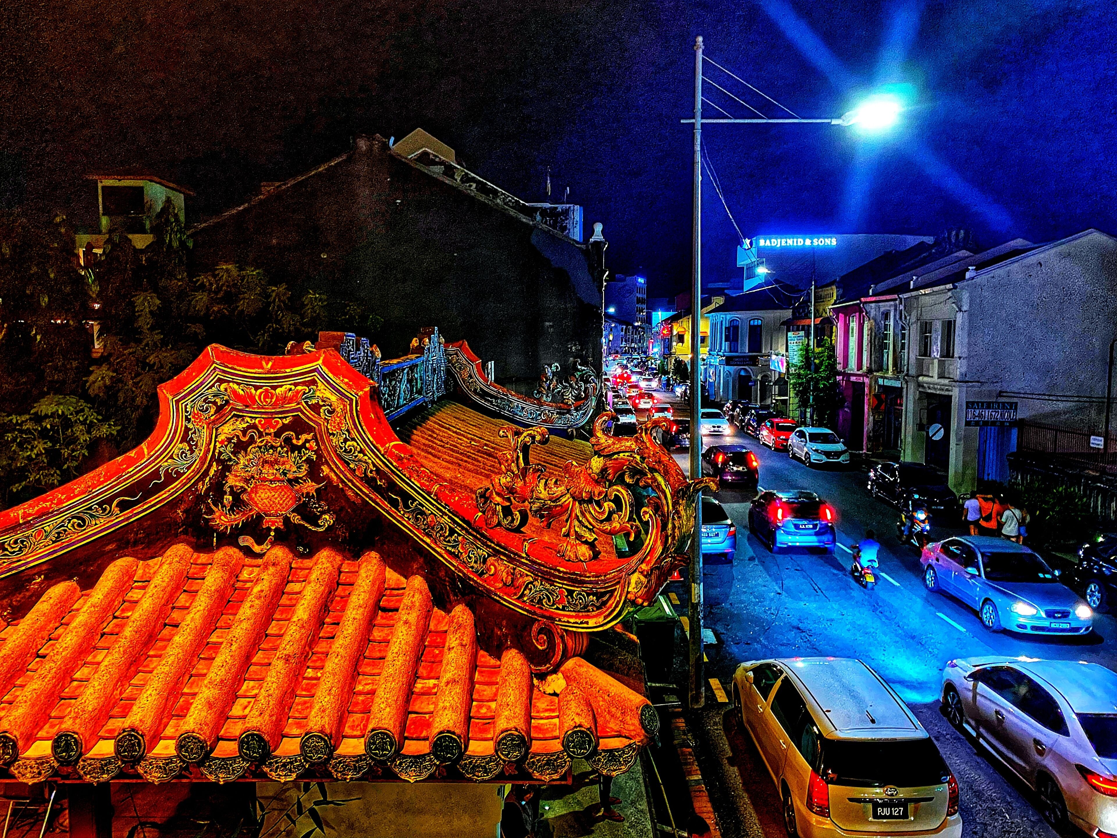 front of property – evening/night