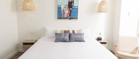 Egyptian cotton sheets, premium bedding, pillow-top beds, in-room safe